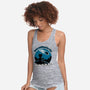 Cat Waiting The Meteor-Womens-Racerback-Tank-Studio Mootant