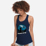 Cat Waiting The Meteor-Womens-Racerback-Tank-Studio Mootant