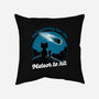 Cat Waiting The Meteor-None-Removable Cover w Insert-Throw Pillow-Studio Mootant