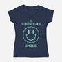 Smile At The Camera-Womens-V-Neck-Tee-demonigote