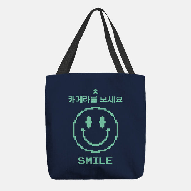 Smile At The Camera-None-Basic Tote-Bag-demonigote