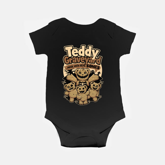 Teddy Graveyard Snack-Baby-Basic-Onesie-Studio Mootant