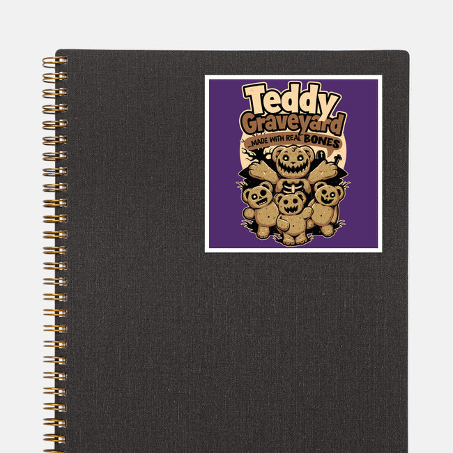 Teddy Graveyard Snack-None-Glossy-Sticker-Studio Mootant