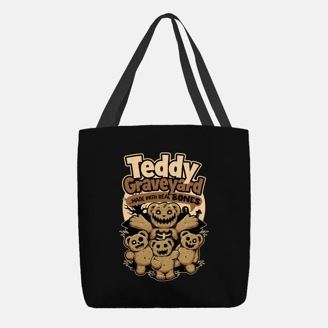 Teddy Graveyard Snack-None-Basic Tote-Bag-Studio Mootant