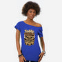 Teddy Graveyard Snack-Womens-Off Shoulder-Tee-Studio Mootant