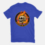 Marshmallow Skull Fire-Mens-Heavyweight-Tee-Studio Mootant