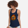 Marshmallow Skull Fire-Womens-Racerback-Tank-Studio Mootant