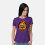 Marshmallow Skull Fire-Womens-Basic-Tee-Studio Mootant