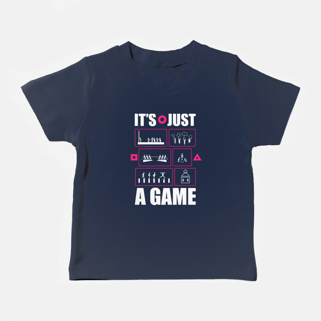 Just A Game-Baby-Basic-Tee-demonigote