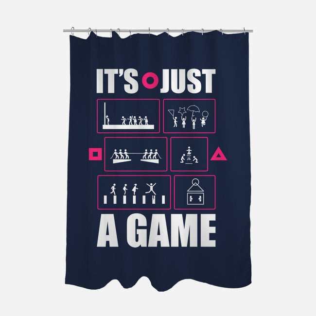 Just A Game-None-Polyester-Shower Curtain-demonigote