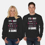 Just A Game-Unisex-Crew Neck-Sweatshirt-demonigote