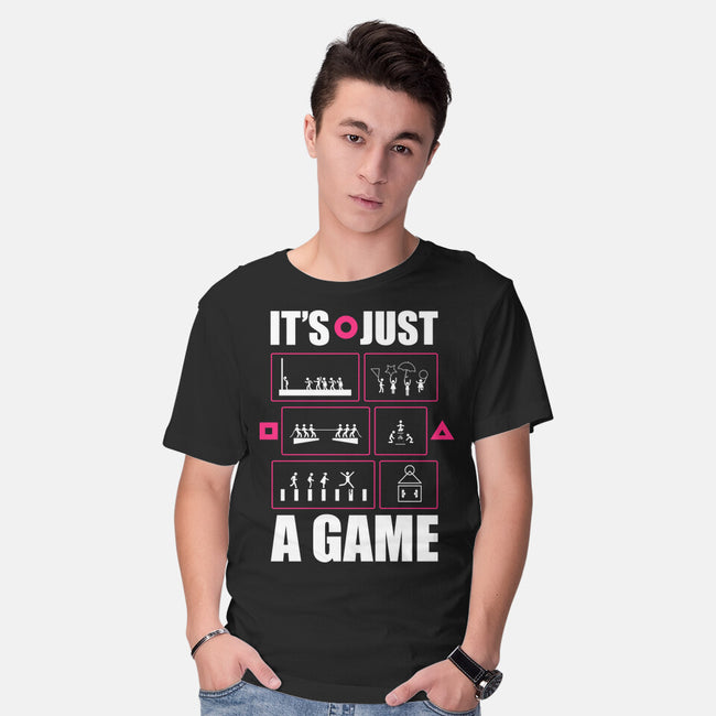 Just A Game-Mens-Basic-Tee-demonigote