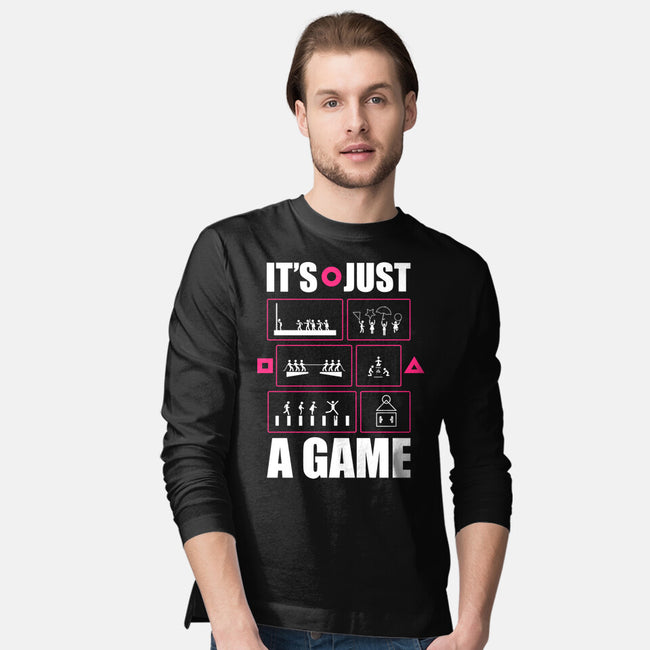 Just A Game-Mens-Long Sleeved-Tee-demonigote