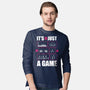 Just A Game-Mens-Long Sleeved-Tee-demonigote