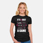 Just A Game-Womens-Fitted-Tee-demonigote