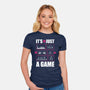 Just A Game-Womens-Fitted-Tee-demonigote