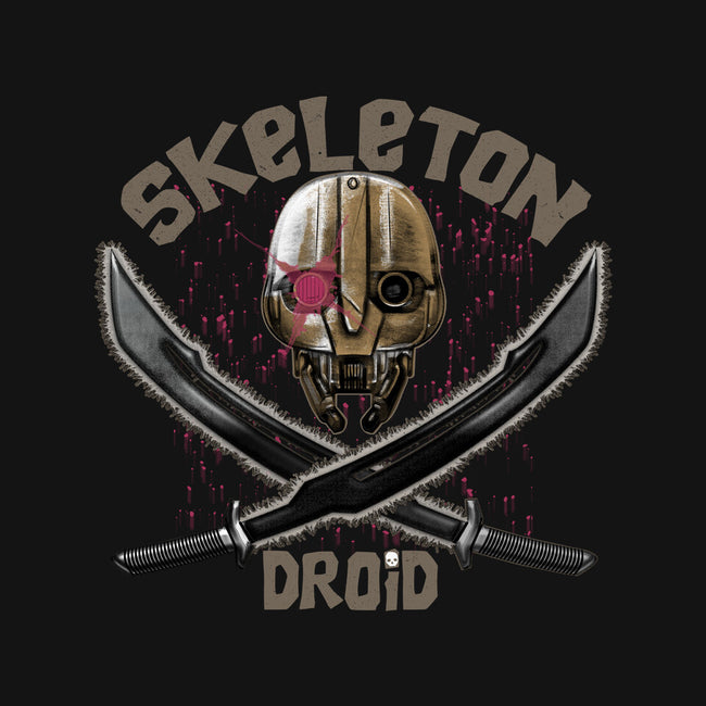 Skeleton Droid-Womens-Off Shoulder-Tee-Samuel