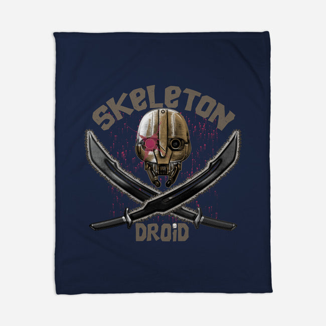 Skeleton Droid-None-Fleece-Blanket-Samuel