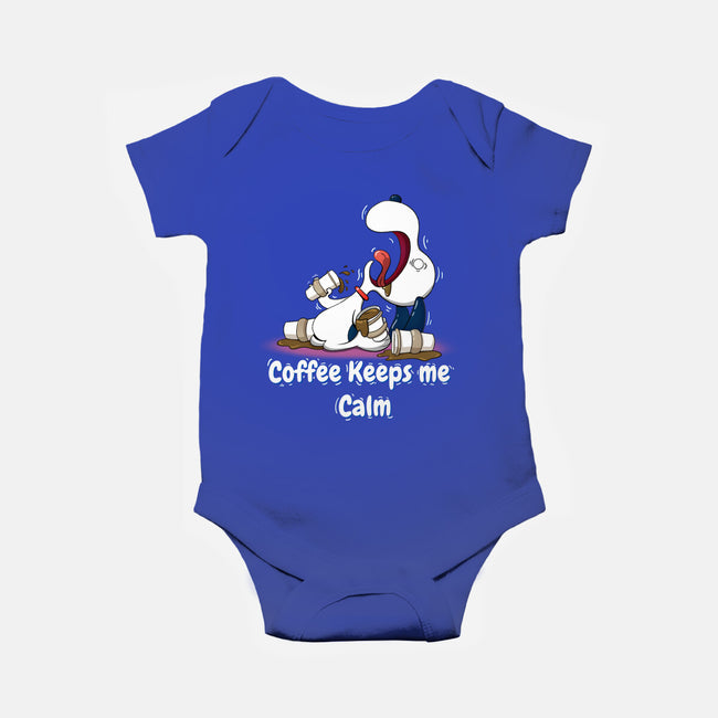 Keeps Me Calm-Baby-Basic-Onesie-MaxoArt