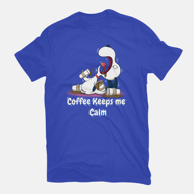 Keeps Me Calm-Womens-Basic-Tee-MaxoArt