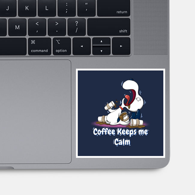 Keeps Me Calm-None-Glossy-Sticker-MaxoArt