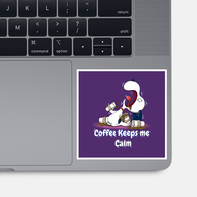 Keeps Me Calm-None-Glossy-Sticker-MaxoArt