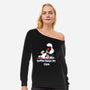 Keeps Me Calm-Womens-Off Shoulder-Sweatshirt-MaxoArt