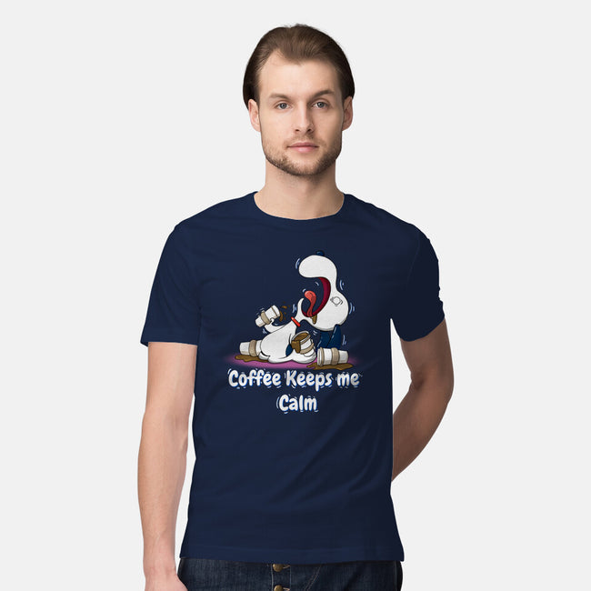 Keeps Me Calm-Mens-Premium-Tee-MaxoArt