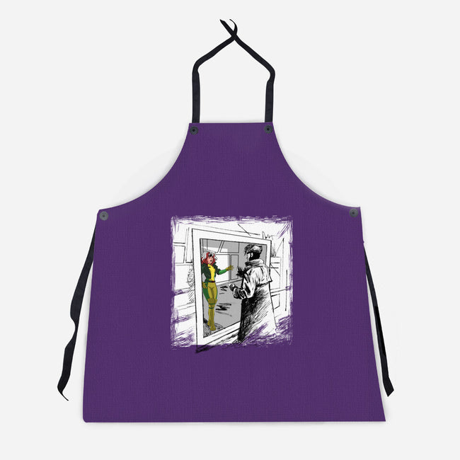 Take On Me Mon Cheri-Unisex-Kitchen-Apron-zascanauta