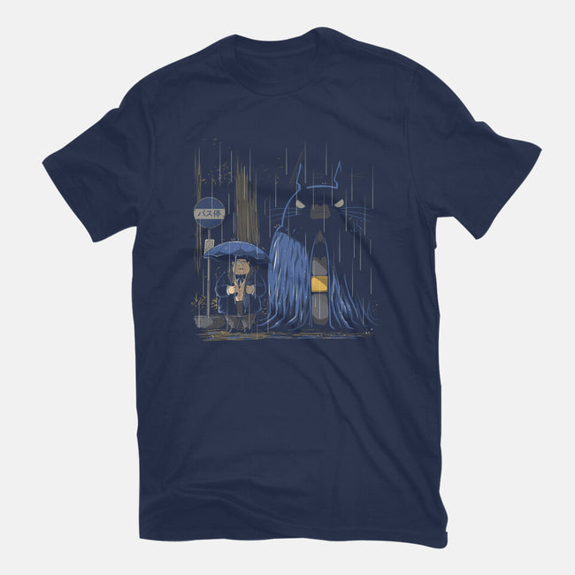 My Neighbor Bat-Womens-Fitted-Tee-Betmac