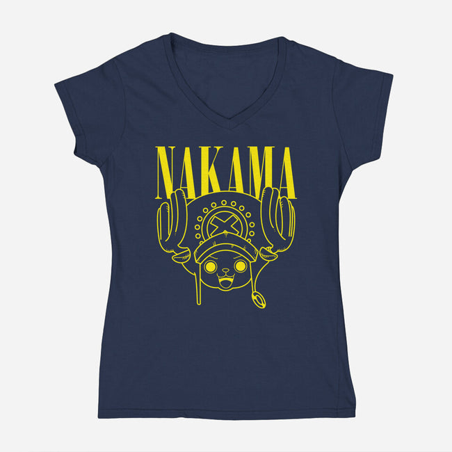 Nakama Chopper-Womens-V-Neck-Tee-Tri haryadi