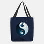 Swan White And Black-None-Basic Tote-Bag-Vallina84