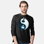 Swan White And Black-Mens-Long Sleeved-Tee-Vallina84