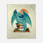 Book Of Dragon And Fantasy-None-Fleece-Blanket-dandingeroz