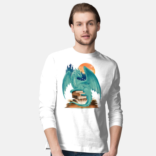 Book Of Dragon And Fantasy-Mens-Long Sleeved-Tee-dandingeroz