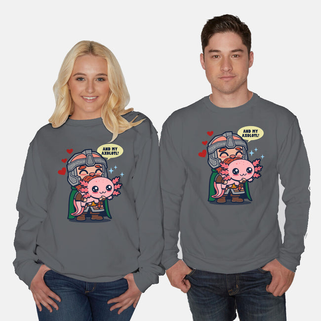 And My Axolotl-Unisex-Crew Neck-Sweatshirt-Boggs Nicolas