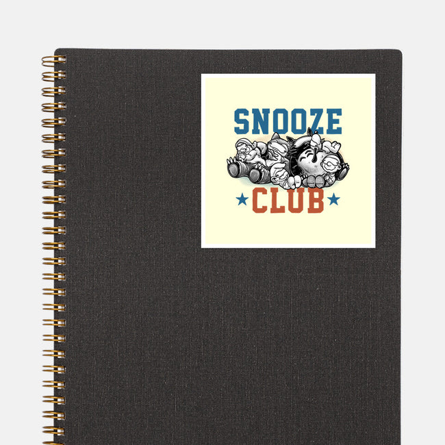 Snooze Club-None-Glossy-Sticker-glitchygorilla