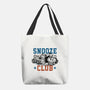 Snooze Club-None-Basic Tote-Bag-glitchygorilla