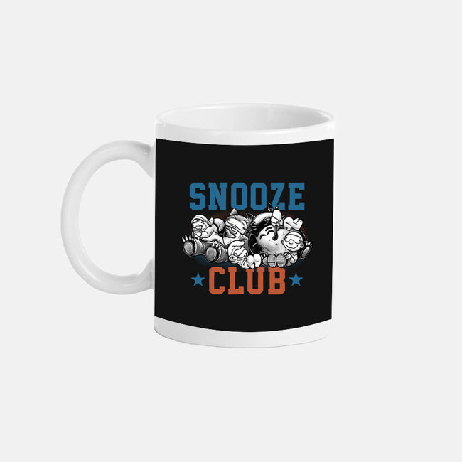 Snooze Club-None-Mug-Drinkware-glitchygorilla