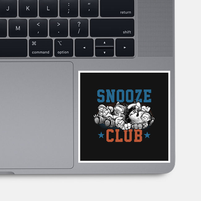 Snooze Club-None-Glossy-Sticker-glitchygorilla