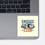 Snooze Club-None-Glossy-Sticker-glitchygorilla