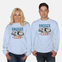 Snooze Club-Unisex-Crew Neck-Sweatshirt-glitchygorilla