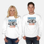 Snooze Club-Unisex-Crew Neck-Sweatshirt-glitchygorilla