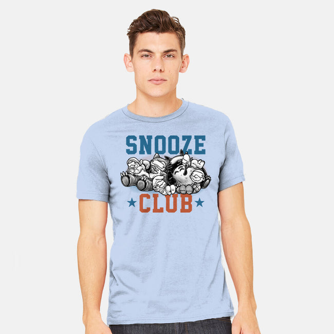 Snooze Club-Mens-Heavyweight-Tee-glitchygorilla