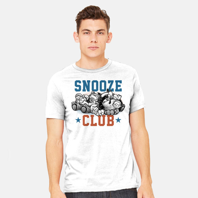 Snooze Club-Mens-Heavyweight-Tee-glitchygorilla