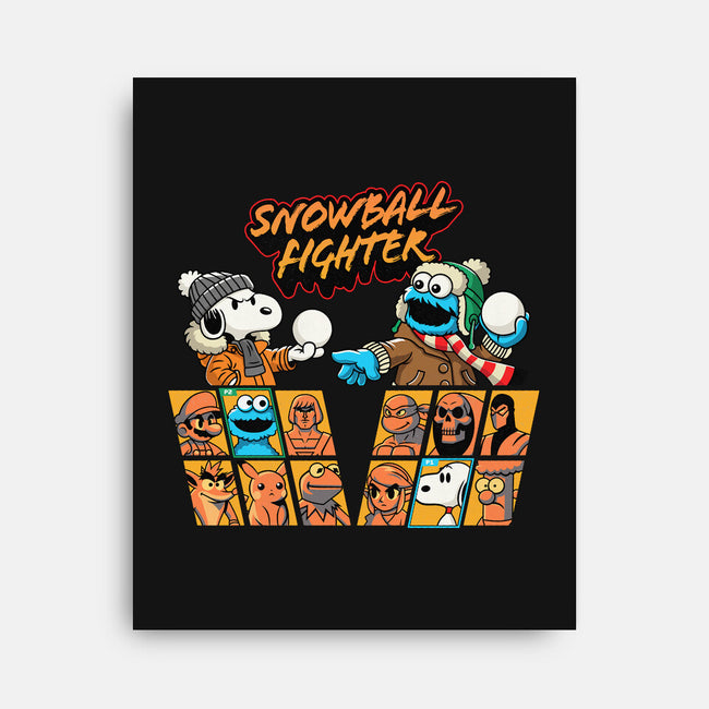 Snowball Fighters-None-Stretched-Canvas-Herk Up Tees