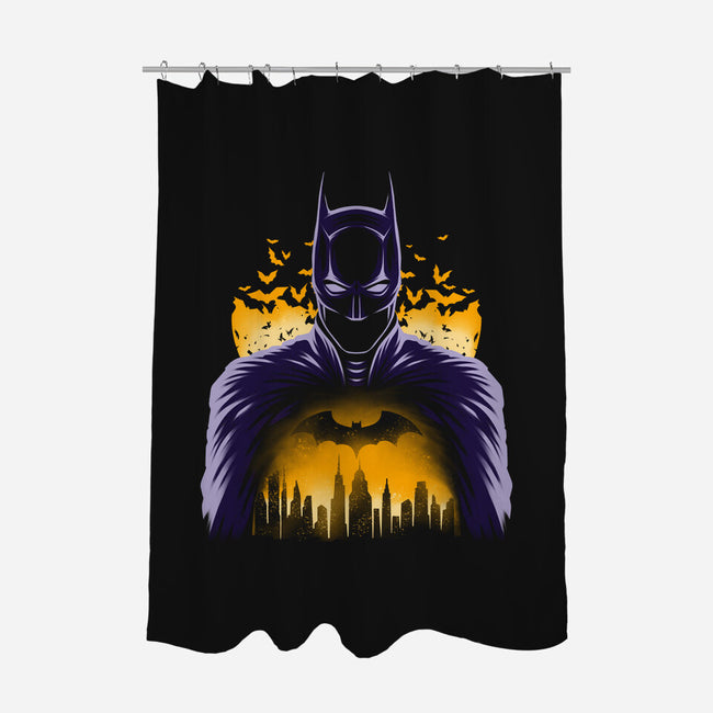 Bat Knight-None-Polyester-Shower Curtain-rmatix