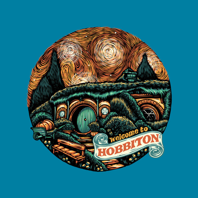 Welcome To Hobbiton-Womens-Basic-Tee-glitchygorilla