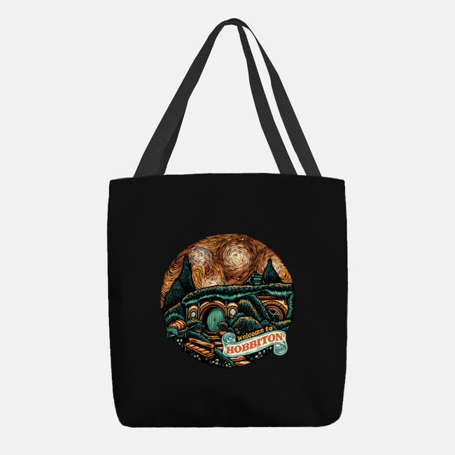 Welcome To Hobbiton-None-Basic Tote-Bag-glitchygorilla