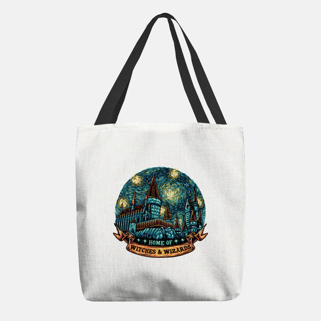 Home Of Witches And Wizards-None-Basic Tote-Bag-glitchygorilla